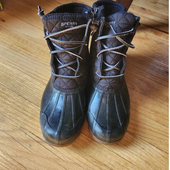 Sperry Syren Gulf Duck Boot black women sz 9M - Picture 1 of 5